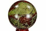 Polished Dragon's Blood Jasper Sphere - South Africa #108555-1